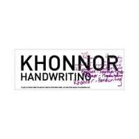 Khonnor - Handwriting - 
