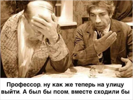 Профессор и Шариков