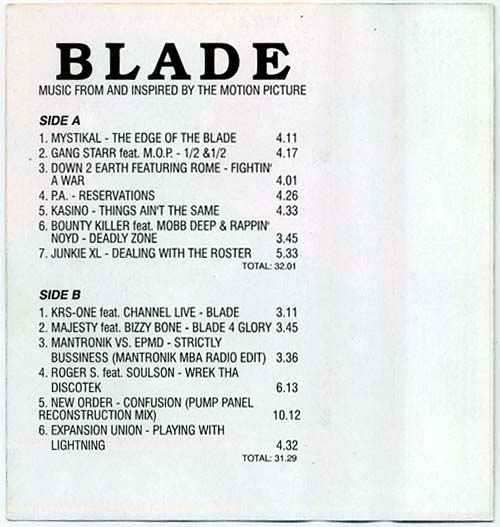 Blade OST —    — 